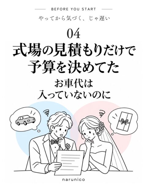 結婚式のお車代はいくらかかる？式場見積もりに入らない出費を招待前に確認